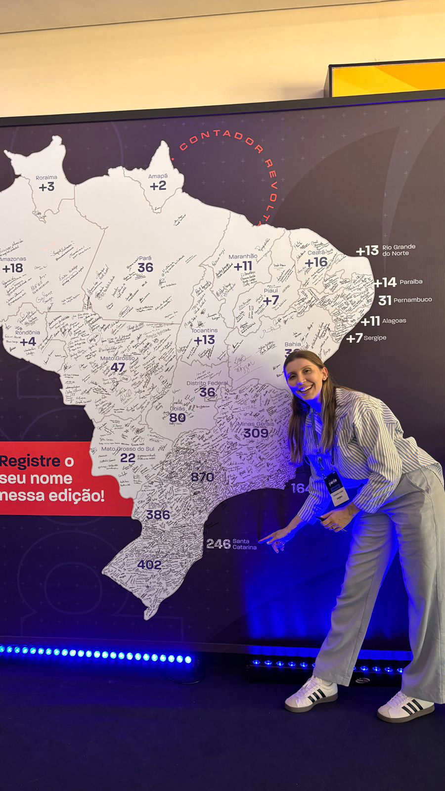 Equipe Perfil marca presença no evento Ponto Fora da Curva